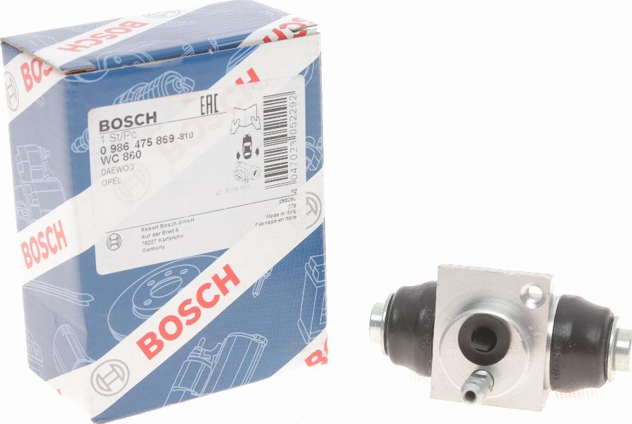 BOSCH 0 986 475 869 - Riteņa bremžu cilindrs autodraugiem.lv