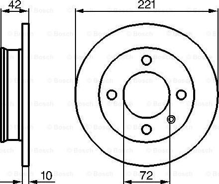 BOSCH 0 986 478 068 - Bremžu diski autodraugiem.lv