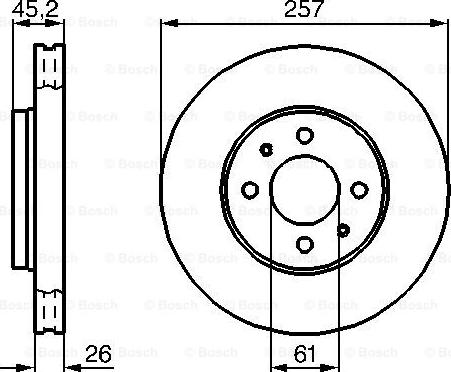 Delphi BG3124 - Bremžu diski autodraugiem.lv