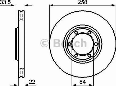 BOSCH 0 986 478 706 - Bremžu diski autodraugiem.lv