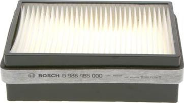 BOSCH 0 986 4B5 000 - Filtrs, Salona telpas gaiss autodraugiem.lv