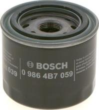 BOSCH 0 986 4B7 059 - Eļļas filtrs autodraugiem.lv
