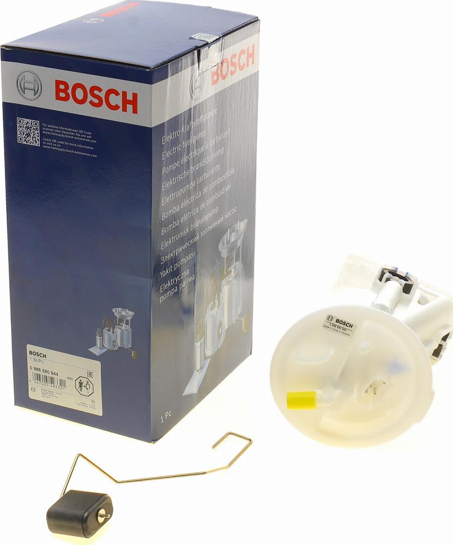 BOSCH 0 986 580 944 - Degvielas sūkņa modulis autodraugiem.lv