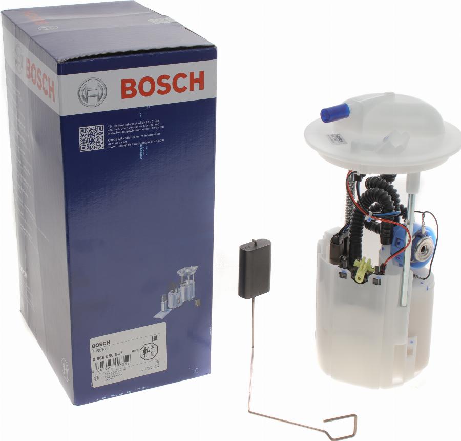 BOSCH 0 986 580 947 - Degvielas sūkņa modulis autodraugiem.lv