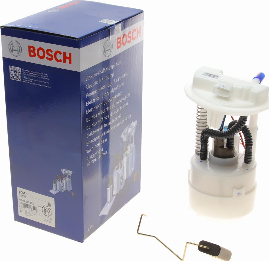 BOSCH 0 986 580 952 - Degvielas sūkņa modulis autodraugiem.lv