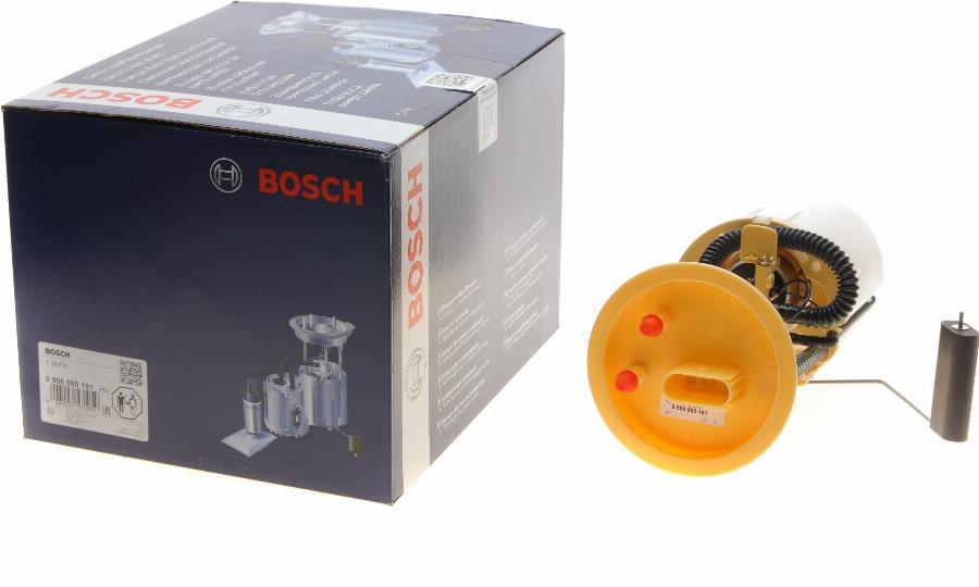 BOSCH 0 986 580 191 - Degvielas sūkņa modulis autodraugiem.lv