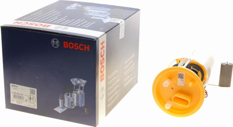 BOSCH 0 986 580 832 - Degvielas sūkņa modulis autodraugiem.lv