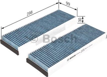 BOSCH 0 986 628 505 - Filtrs, Salona telpas gaiss autodraugiem.lv