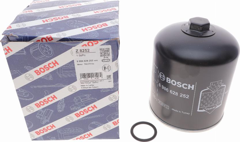 BOSCH 0 986 628 252 - Gaisa sausinātāja patrona, Gaisa kompresors autodraugiem.lv