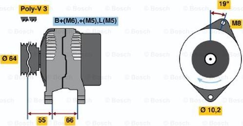 BOSCH 0 986 041 421 - Ģenerators autodraugiem.lv