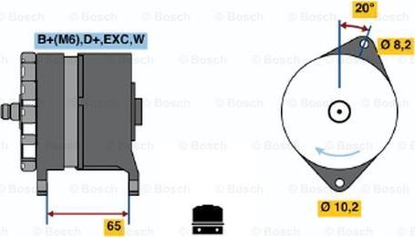 BOSCH 0 986 042 251 - Ģenerators autodraugiem.lv