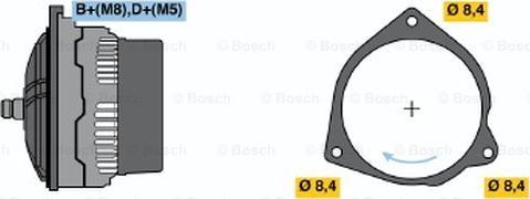 BOSCH 0 986 047 180 - Ģenerators autodraugiem.lv