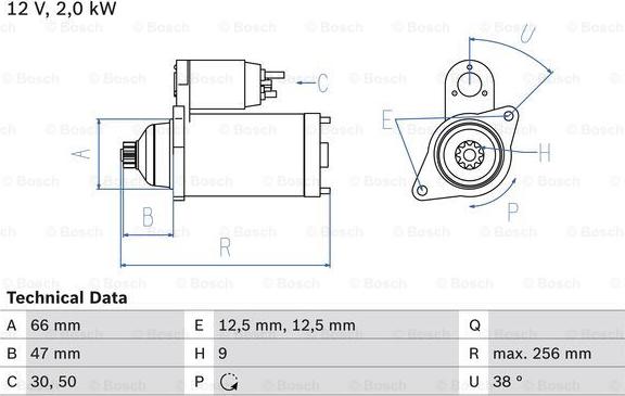 BOSCH 0 986 018 930 - Starteris autodraugiem.lv