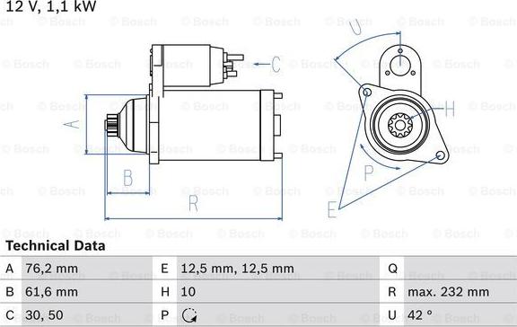 BOSCH 0 986 018 920 - Starteris autodraugiem.lv