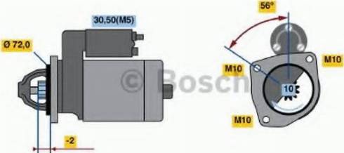 BOSCH 0 986 018 970 - Starteris autodraugiem.lv