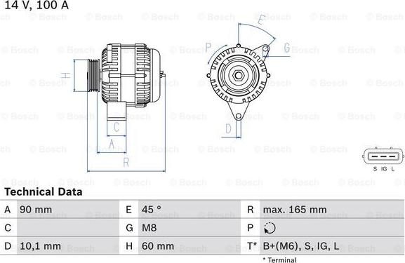 BOSCH 0 986 084 390 - Ģenerators autodraugiem.lv