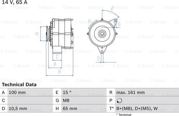 BOSCH 0 986 034 990 - Ģenerators autodraugiem.lv