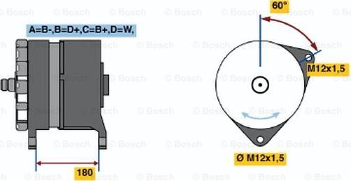 BOSCH 0 986 034 600 - Ģenerators autodraugiem.lv