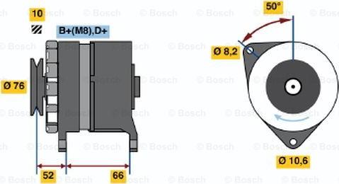 BOSCH 0 986 036 961 - Ģenerators autodraugiem.lv