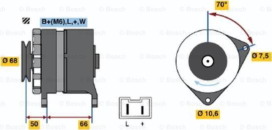 BOSCH 0 986 036 901 - Ģenerators autodraugiem.lv