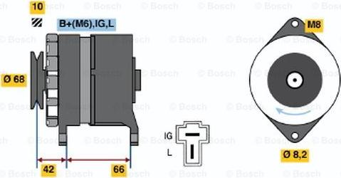 BOSCH 0 986 036 501 - Ģenerators autodraugiem.lv