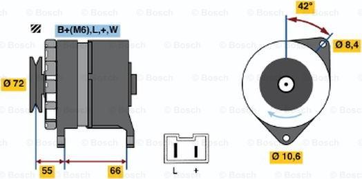 BOSCH 0 986 036 711 - Ģenerators autodraugiem.lv