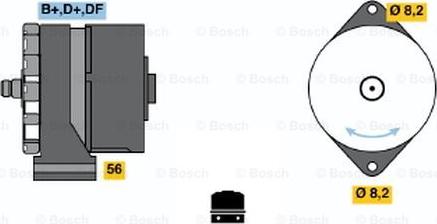 BOSCH 0 986 030 450 - Ģenerators autodraugiem.lv