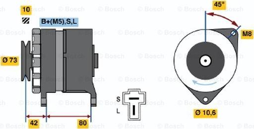 BOSCH 0 986 033 441 - Ģenerators autodraugiem.lv