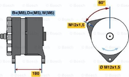 BOSCH 0 986 033 520 - Ģenerators autodraugiem.lv