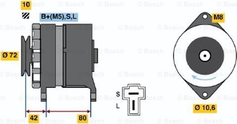 BOSCH 0 986 032 681 - Ģenerators autodraugiem.lv