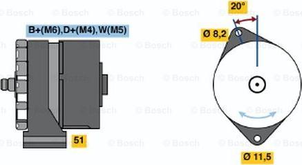 BOSCH 0 986 032 710 - Ģenerators autodraugiem.lv