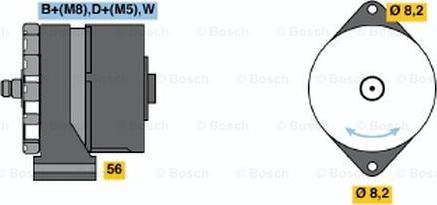 BOSCH 0 986 037 450 - Ģenerators autodraugiem.lv