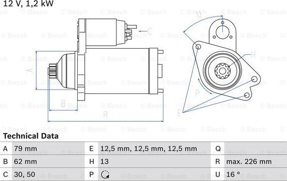 BOSCH 0 986 029 140 - Starteris autodraugiem.lv