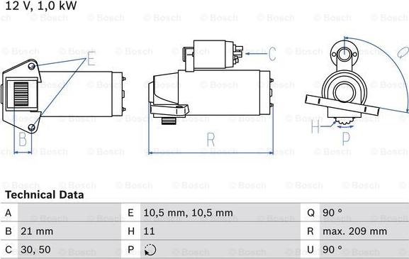 BOSCH 0 986 023 610 - Starteris autodraugiem.lv