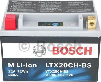 BOSCH 0 986 122 626 - Startera akumulatoru baterija autodraugiem.lv