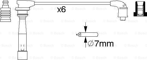 BOSCH 0 986 356 992 - Augstsprieguma vadu komplekts autodraugiem.lv