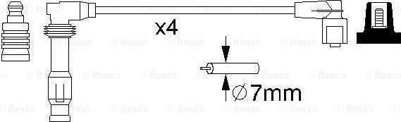 BOSCH 0 986 356 986 - Augstsprieguma vadu komplekts autodraugiem.lv