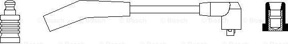 BOSCH 0 986 356 116 - Augstsprieguma vads autodraugiem.lv