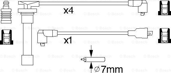 BOSCH 0 986 356 893 - Augstsprieguma vadu komplekts autodraugiem.lv