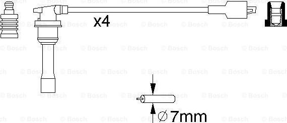 BOSCH 0 986 356 843 - Augstsprieguma vadu komplekts autodraugiem.lv