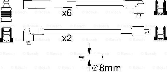 BOSCH 0 986 356 858 - Augstsprieguma vadu komplekts autodraugiem.lv