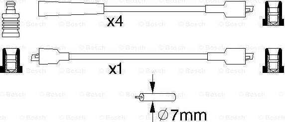 BOSCH 0 986 356 862 - Augstsprieguma vadu komplekts autodraugiem.lv