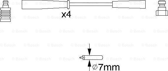 BOSCH 0 986 356 817 - Augstsprieguma vadu komplekts autodraugiem.lv