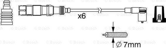 BOSCH 0 986 356 384 - Augstsprieguma vadu komplekts autodraugiem.lv