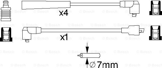 BOSCH 0 986 356 759 - Augstsprieguma vadu komplekts autodraugiem.lv