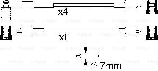 BOSCH 0 986 357 010 - Augstsprieguma vadu komplekts autodraugiem.lv