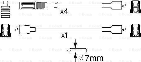 BOSCH 0 986 357 084 - Augstsprieguma vadu komplekts autodraugiem.lv