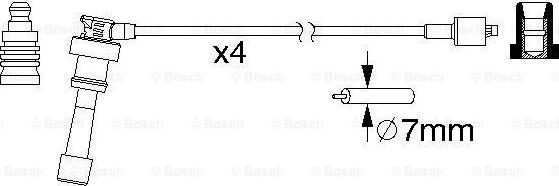 BOSCH 0 986 357 159 - Augstsprieguma vadu komplekts autodraugiem.lv