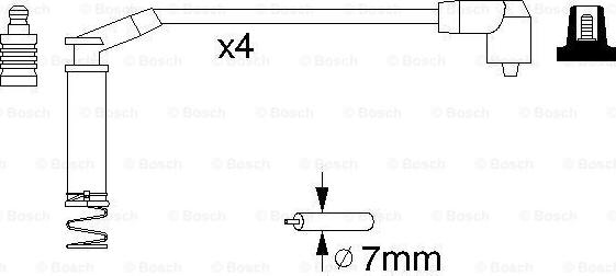 BOSCH 0 986 357 124 - Augstsprieguma vadu komplekts autodraugiem.lv