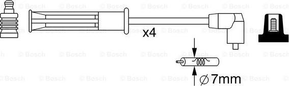 BOSCH 0 986 357 253 - Augstsprieguma vadu komplekts autodraugiem.lv